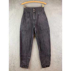 Urban Outfitters BDG High-Waisted Skate Jean Gray Cargo Sz 25